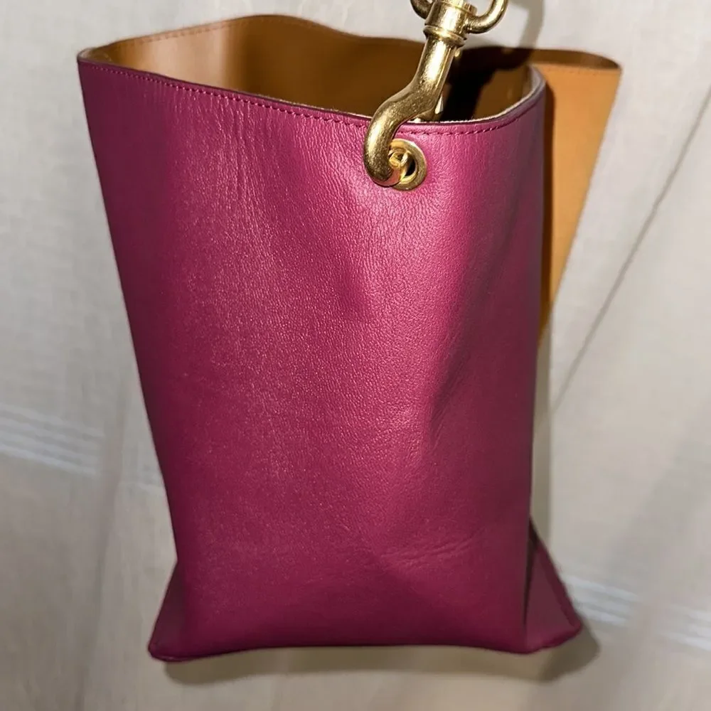 See by Chloe Gaia Colorblocked Suede Leather Oversized Hobo Bag in Sienna - Picture 6 of 16